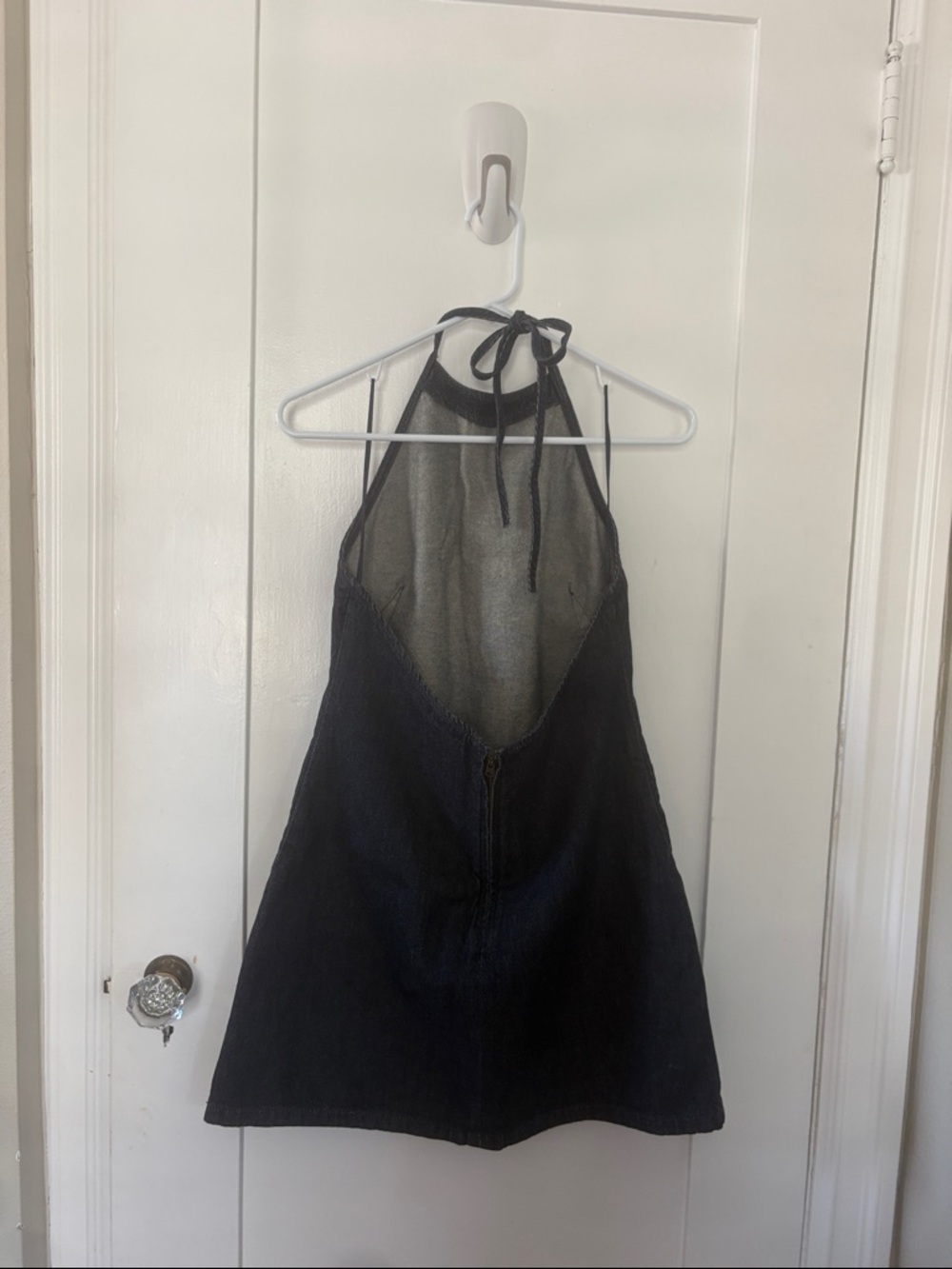 A&F Dark Denim halter Mini Dress